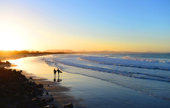 Byron Bay surfing